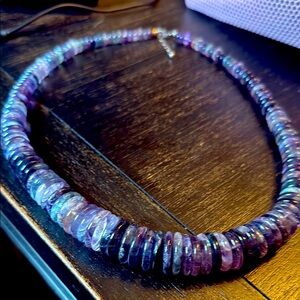 Fluorite Gemstone Statement Necklace